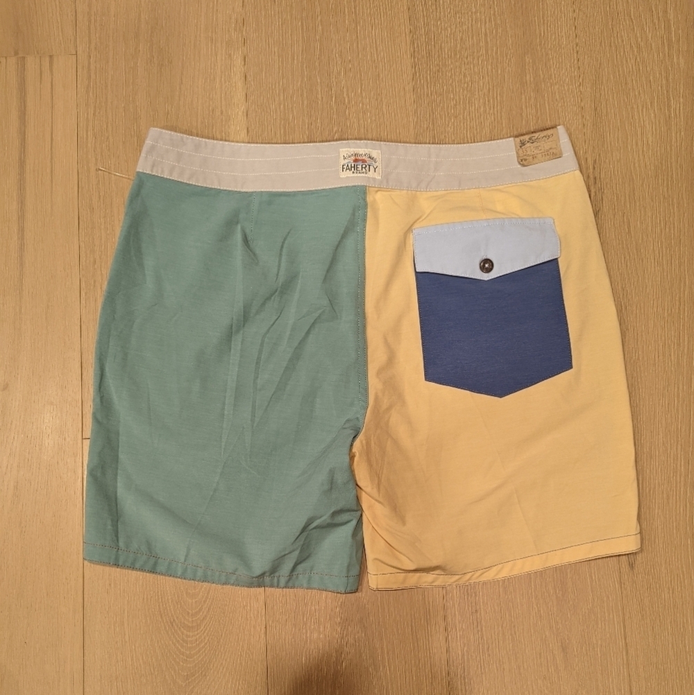 Colorblock Swim Trunks - Picture 9 of 9